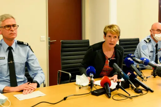 La procureure de la République de Laval, Céline Maigné, s'est exprimée mardi soir.