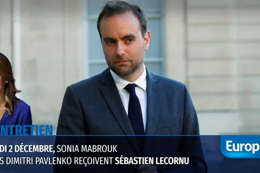 Sébastien Lecornu est l’invité de Sonia Mabrouk jeudi à 8h13
