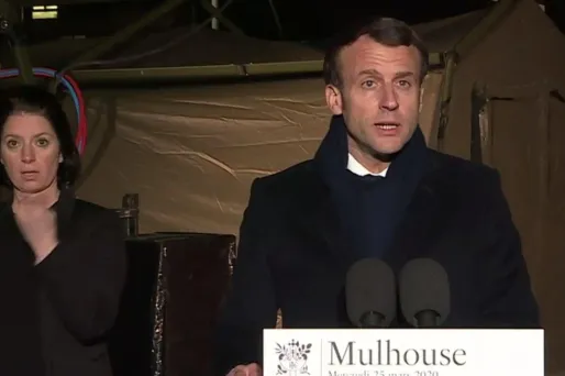 Coronavirus : plus de 24 millions de téléspectateurs pour les déclarations de Macron à Mulhouse