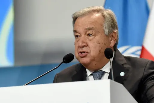 Antoni Guterres a annoncé le lancement d'un plan humanitaire et un appel aux dons.