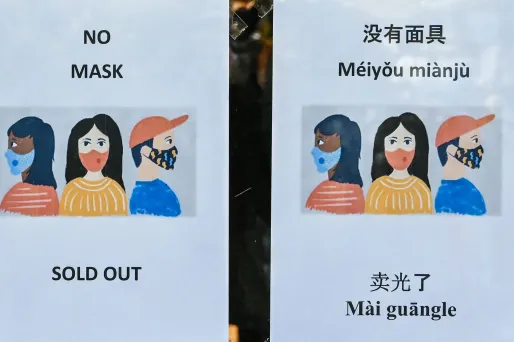 Italie Masques Coronavirus 2000*1000