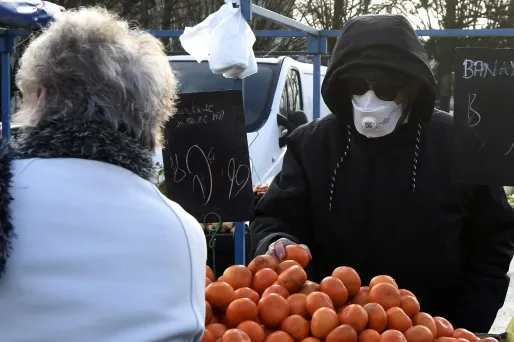 Coronavirus France commerce