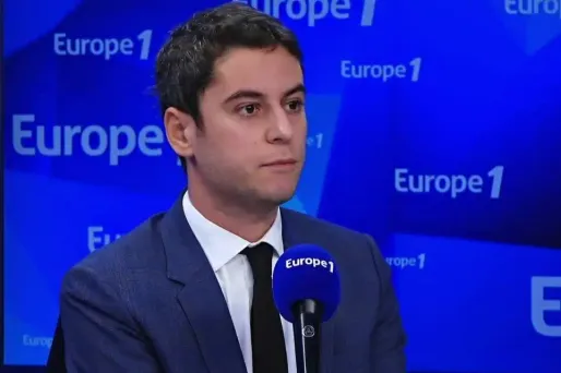 Le secrétaire d'Etat Gabriel Attal était l'invité d'Europe 1, mardi.