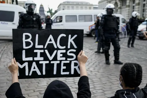 Bruxelles manifestation contre violences policières et racisme le 7 juin 2020