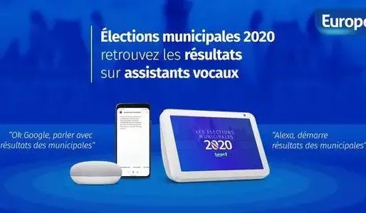 Comment demander les résultats des municipales sur les assistants vocaux avec Europe 1 ?