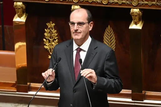 Jean Castex lors de son discours de politique générale.
