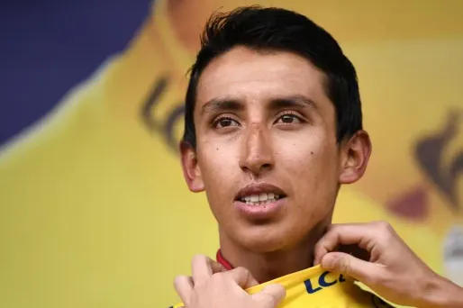 Vainqueur du Tour l'an passé, Egan Bernal a abandonné samedi le Dauphiné en raison de douleurs au dos.