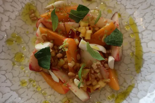La salade de fruits du chef Adrien Ferrand.