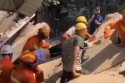 D'impressionnantes vidéos ont été partagées par les médias chinois.