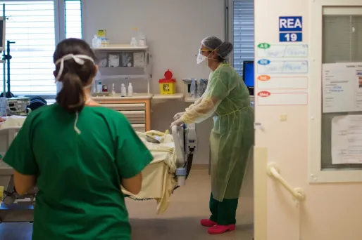 Lors de la première vague de l'épidémie, au printemps dernier, les hôpitaux de Nouvelle Aquitaine avaient déjà reçu des dizaines de patients des régions les plus touchées. Image d'illustration
