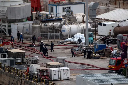 Le sous-marin avait été endommagé par un incendie en juin au port de Toulon.
