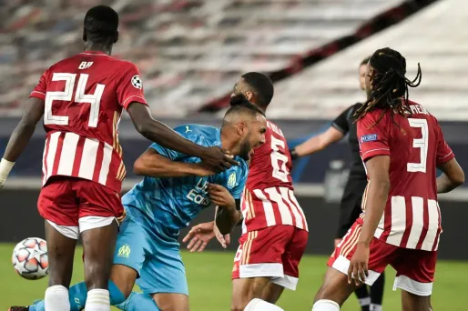 L'OM s'est incliné contre l'Olympiakos.