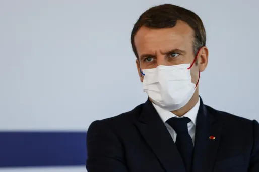 Emmanuel Macron Covid