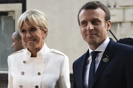 Brigitte et Emmanuel Macron