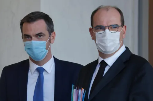 Jean Castex s'est rendu mardi en fin d'après-midi au Centre hospitalier Sud Francilien de Corbeil-Essonnes (Essonne).