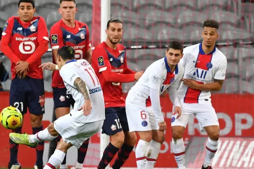 Le PSG a fait match nul contre Lille.