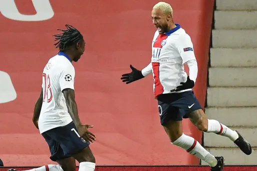 Neymar a inscrit un doublé pour le PSG mercredi soir.