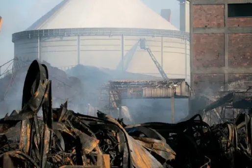 L'incendie de Lubrizol a eu lieu l'an dernier à Rouen.