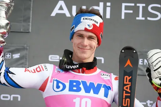 Clément Noël, vainqueur à Wengen (1280x640) Lionel BONAVENTURE / AFP