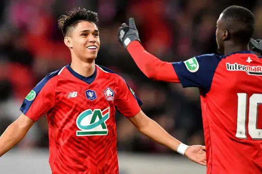 Luiz Araujo, buteur, et Nicolas Pépé, passeur, ont été les grands artisans de la victoire de Lille, lundi.
