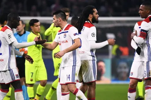 L'OL face au Barça (1280x640) FRANCK FIFE / AFP