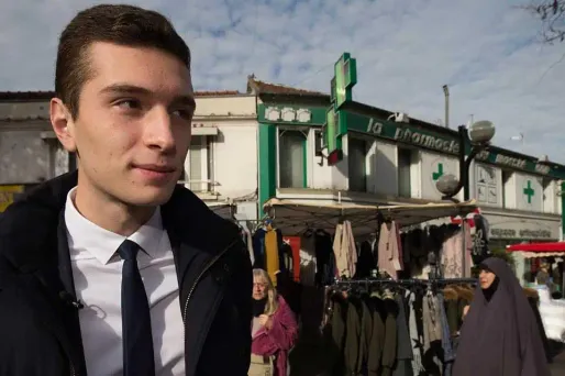 Jordan Bardella est tête de liste du RN pour les européennes.