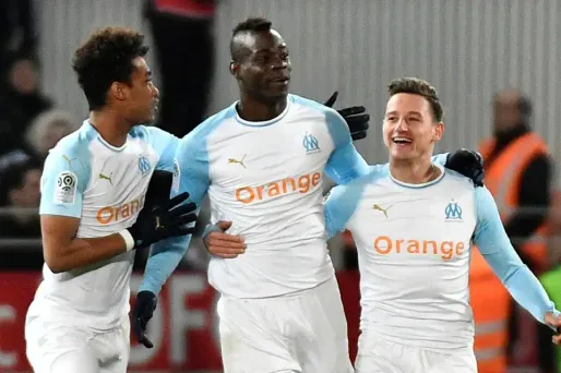 Mario Balotelli a inscrit son deuxième but en trois matches avec l'OM.