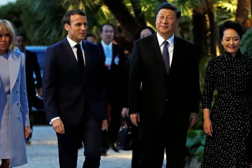 Emmanuel Macron Xi Jinping JEAN-PAUL PELISSIER / POOL / AFP