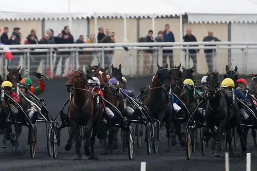 Le n°6, Famous Lady, a remporté dimanche le Prix Var-Marin, sur la piste de l'hippodrome de Cagnes-sur-Mer.