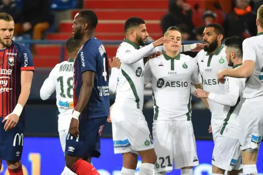 Romain Hamouma, le numéro 21, a été le meilleur joueur de Ligue 1 ce samedi.