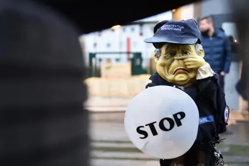 prison, surveillants, agent pénitentiaire crédit : JEAN-FRANCOIS MONIER / AFP