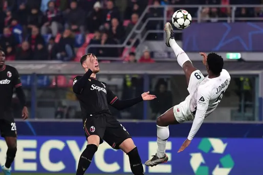 Lille s'est imposé face à Bologne.