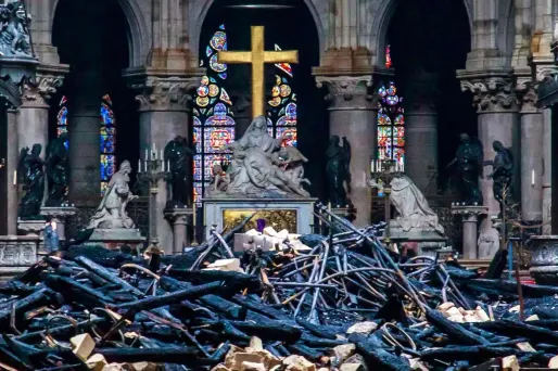 Les œuvres de Notre-Dame n'ont pas été atteintes par l'incendie.