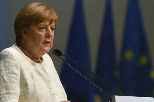 Le parti d'Angela Merkel est à environ 28% des suffrages.