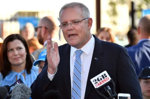 Le conservateur Scott Morrison, climato-sceptique, a remporté les élections législatives.