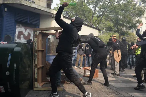 1er mai casseurs manifestation black blocs