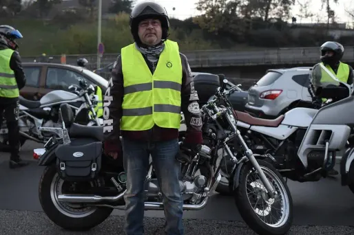 En novembre 2018, des motards "gilets jaunes" s'étaient mobilisés Porte d'Auteuil, à Paris.