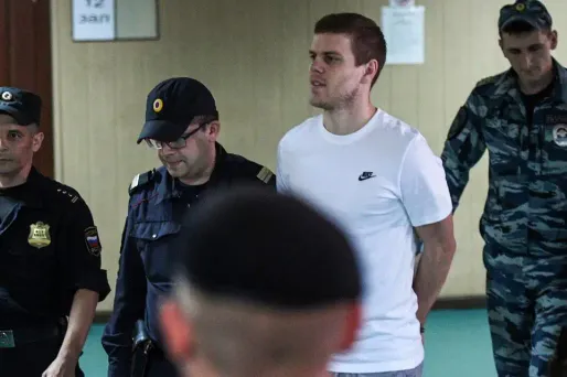 Alexander Kokorin a été transféré en prison, mercredi. Il lui reste 7,5 mois à purger.