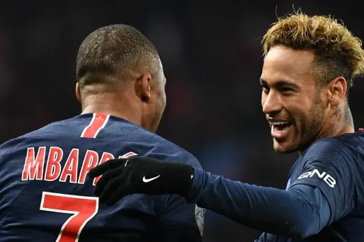 Mbappé et Neymar (1280x640) FRANCK FIFE / AFP