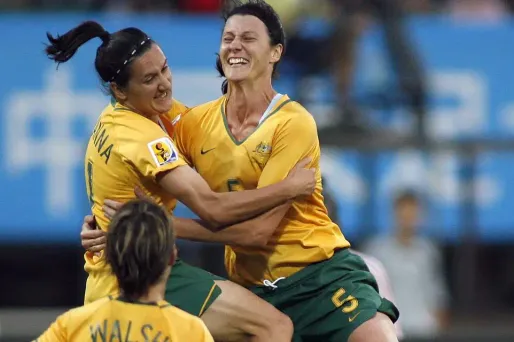 Trois joueuses de l'équipe nationale australienne, dont la numéro 5, Cheryl Salisbury, qu totalise plus de 150 sélections.