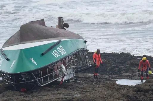 Chavirage d'un bateau de secours de la SNSM : un des rescapés toujours hospitalisé