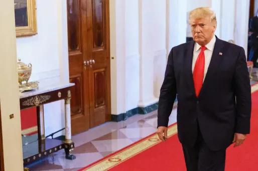 Donald Trump a une nouvelle fois fustigé l'attitude de l'Iran, vendredi.