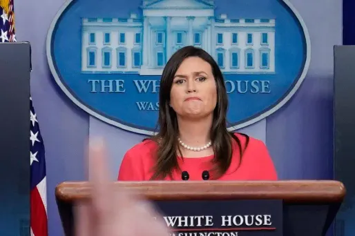 Sarah Sanders occupait le poste de porte-parole de la Maison-Blanche depuis juillet 2017.