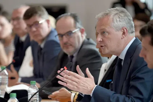 Bruno Le Maire est venu lundi à Belfort évoquer l'avenir industriel du site visé par un vaste plan social.