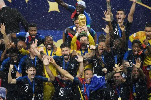 La France a décroché sa deuxième étoile le 15 juillet 2018, à Moscou.