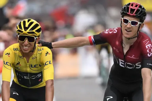 Egan Bernal et Geraint Thomas (1280x640) Marco Bertorello / AFP