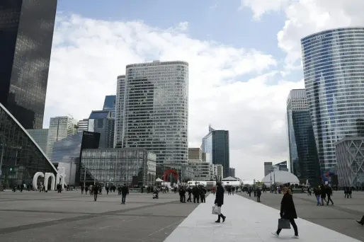Le quartier de la Défense, au nord-ouest de Paris.
