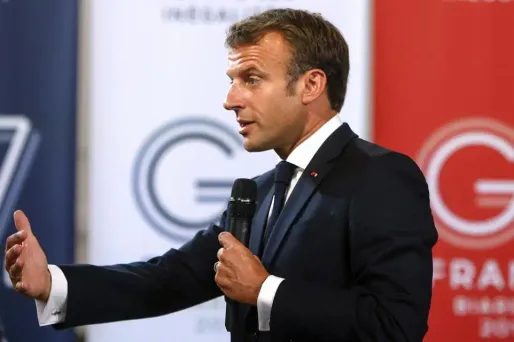 Emmanuel Macron G7