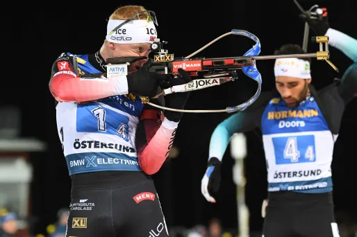 La France, emmenée par Martin Fourcade, a pris la 2e place.