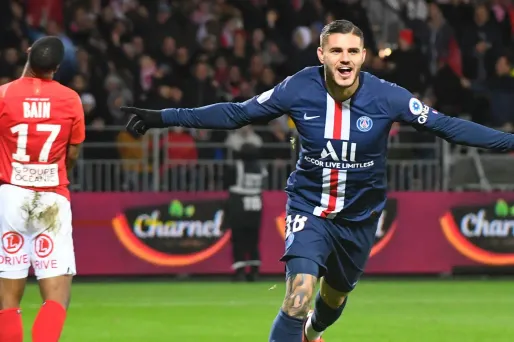 Icardi a permis au PSG de s'imposer.